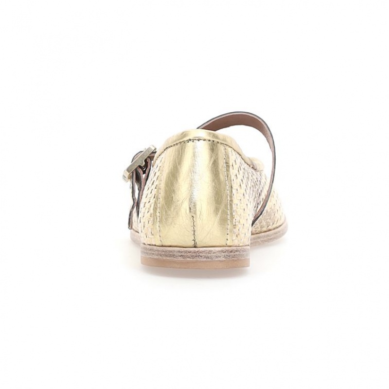 A.S.98 Janet flat shoes Dames Goud | BE-ETZKAI613