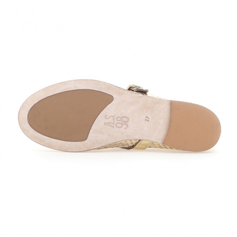 A.S.98 Janet flat shoes Dames Goud | BE-ETZKAI613