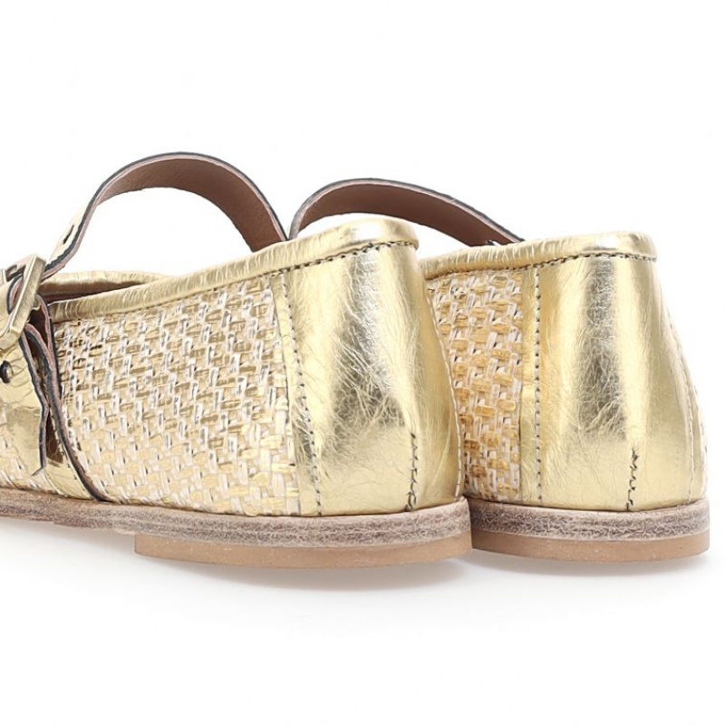 A.S.98 Janet flat shoes Dames Goud | BE-ETZKAI613