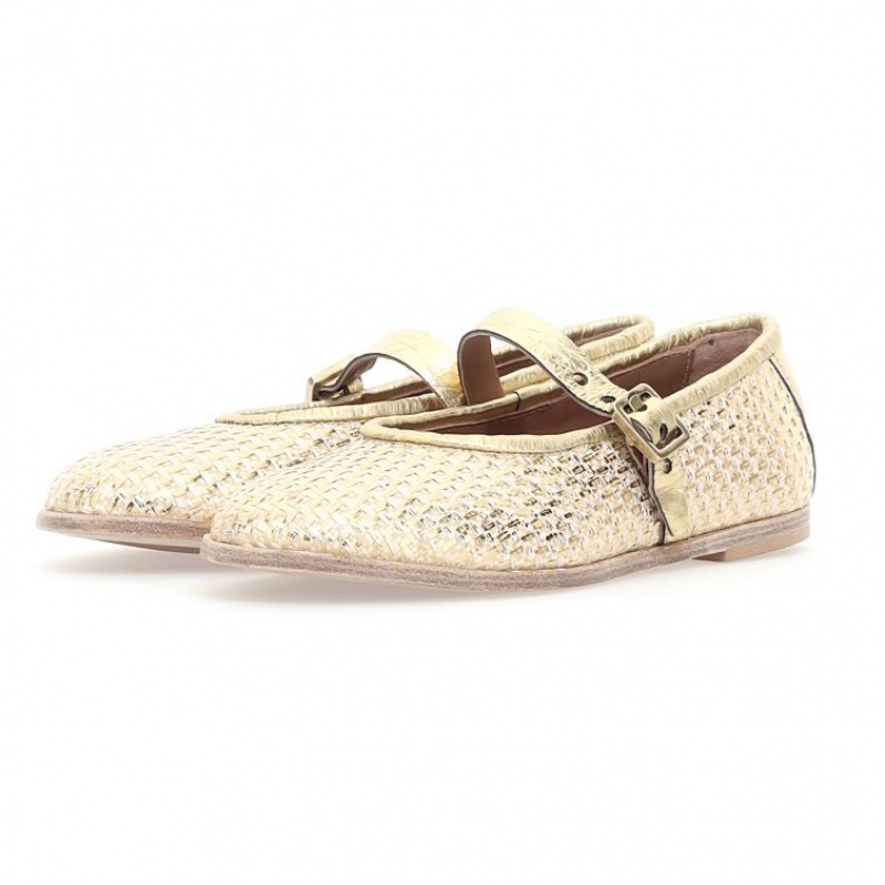 A.S.98 Janet flat shoes Dames Goud | BE-ETZKAI613