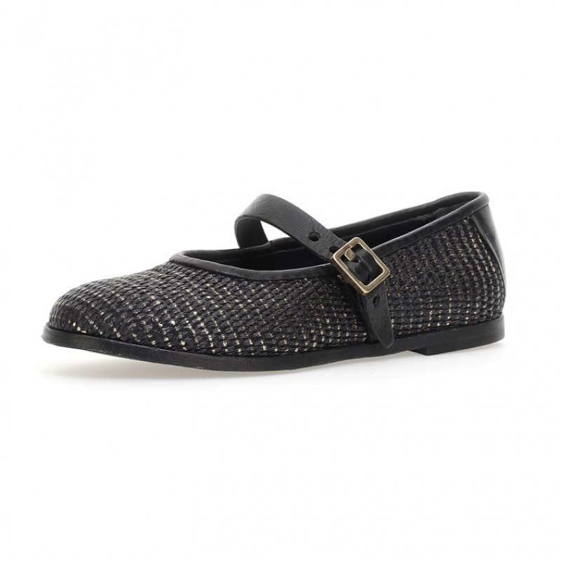 A.S.98 Janet flat shoes Dames Zwart | BE-JIAHTX289