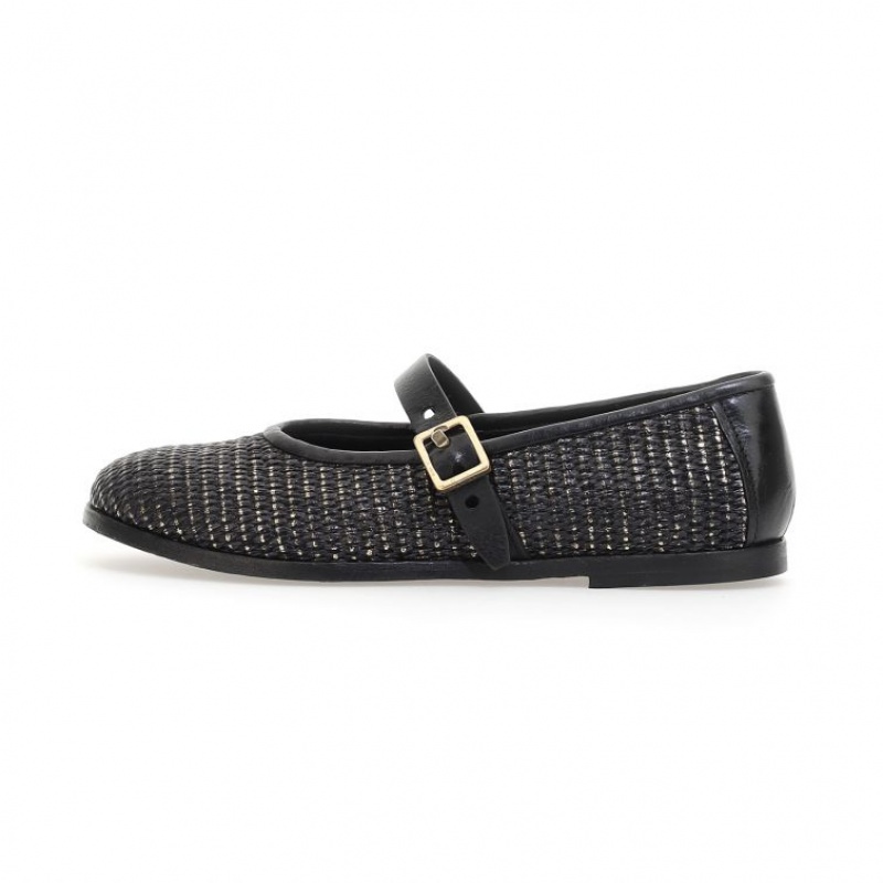 A.S.98 Janet flat shoes Dames Zwart | BE-JIAHTX289