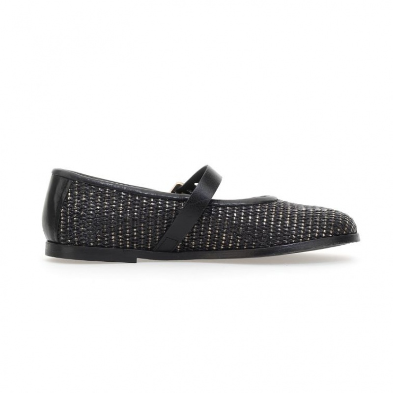 A.S.98 Janet flat shoes Dames Zwart | BE-JIAHTX289