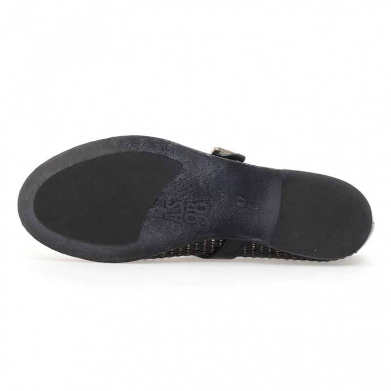 A.S.98 Janet flat shoes Dames Zwart | BE-JIAHTX289