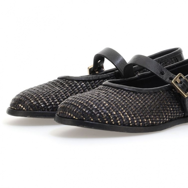 A.S.98 Janet flat shoes Dames Zwart | BE-JIAHTX289