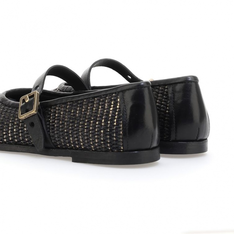 A.S.98 Janet flat shoes Dames Zwart | BE-JIAHTX289