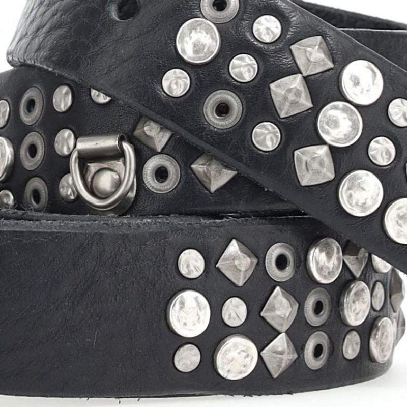 A.S.98 Joe Riemen Unisex Zwart | BE-WQTFIB592