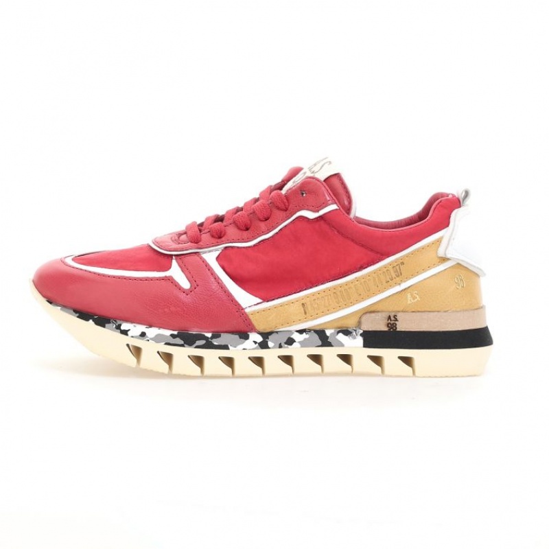 A.S.98 Julian Sneakers Heren Rood | BE-OAEZHS613