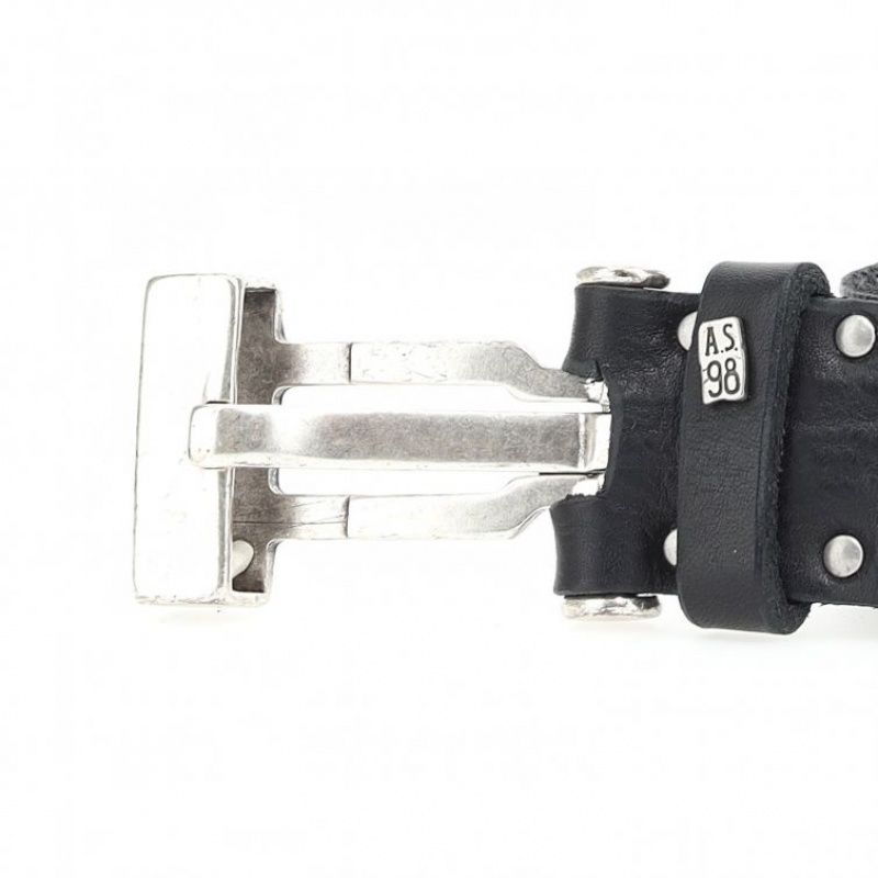A.S.98 Kam Riemen Unisex Zwart | BE-XNQIZB874