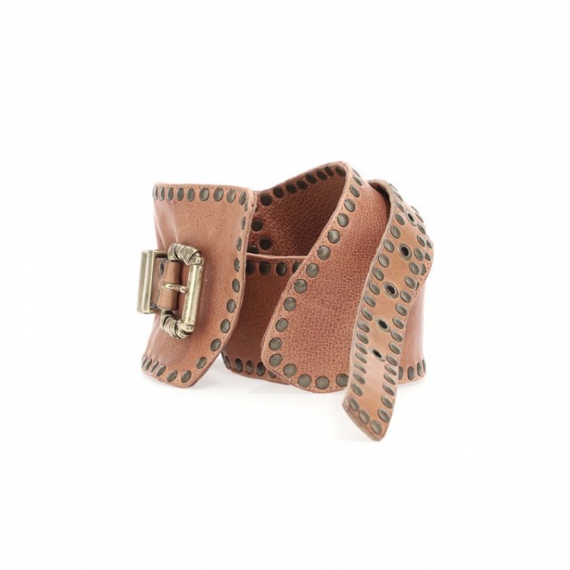 A.S.98 Kenith Riemen Unisex Khaki | BE-VDSYHK507