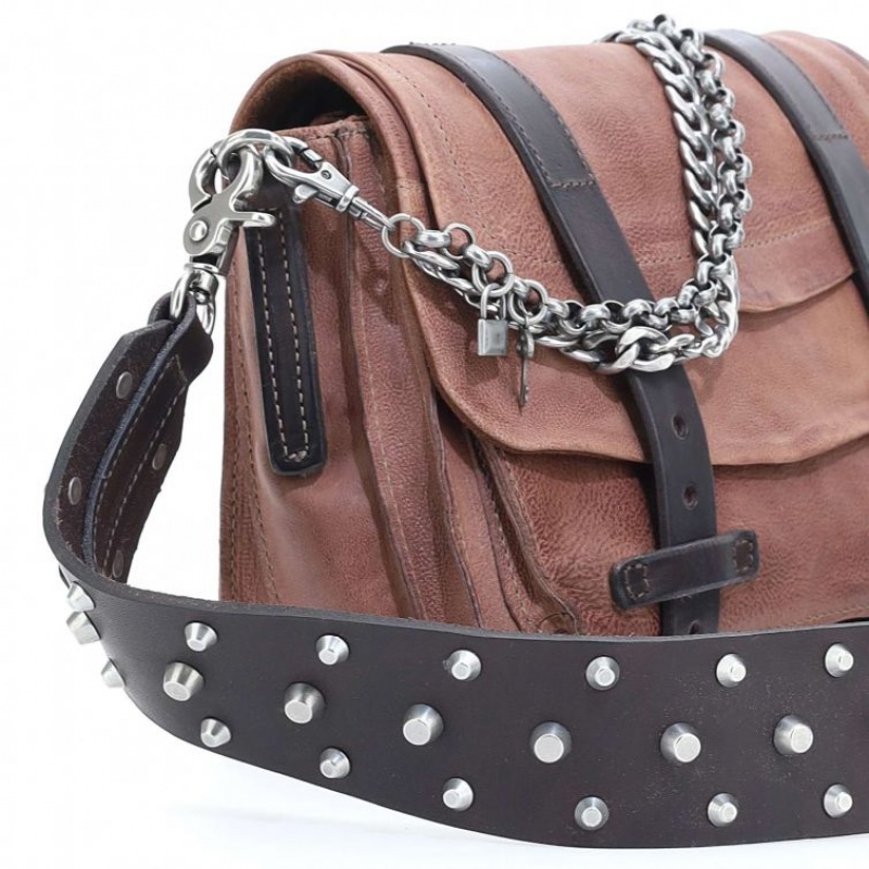 A.S.98 Konnor Schoudertassen Unisex Chocola | BE-AXLEGF541
