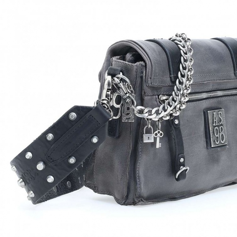 A.S.98 Konnor Schoudertassen Unisex Zwart | BE-JMCRVN698