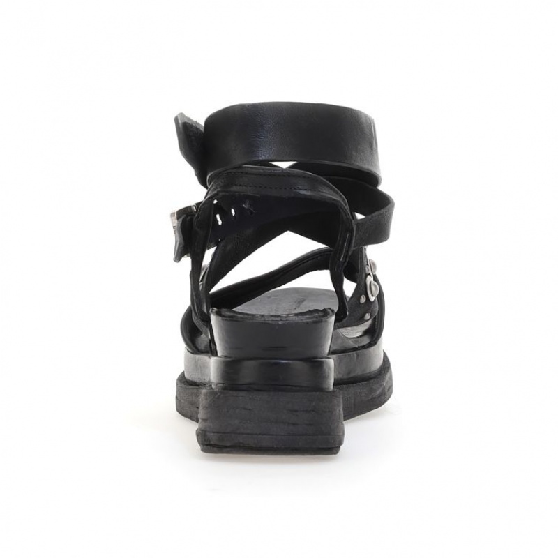 A.S.98 Ladonna Sandalen Dames Zwart | BE-HGTBRU069