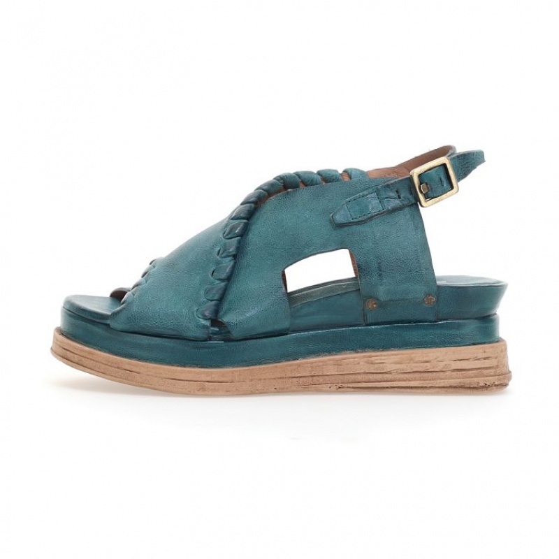 A.S.98 Laz Sandalen Dames Groen | BE-RXTEMK270