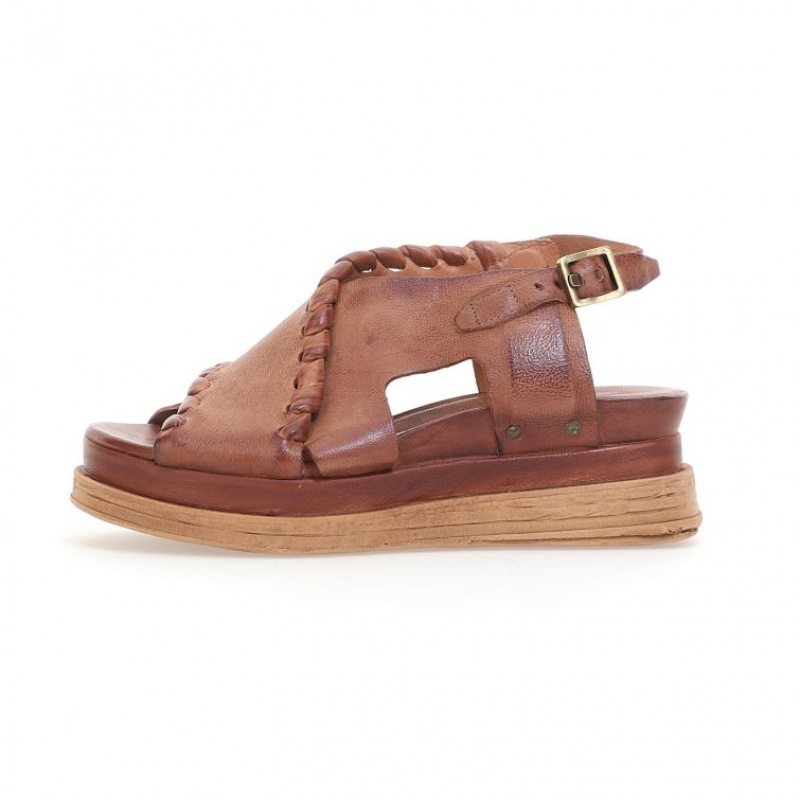 A.S.98 Laz Sandalen Dames Khaki | BE-PARUFZ201