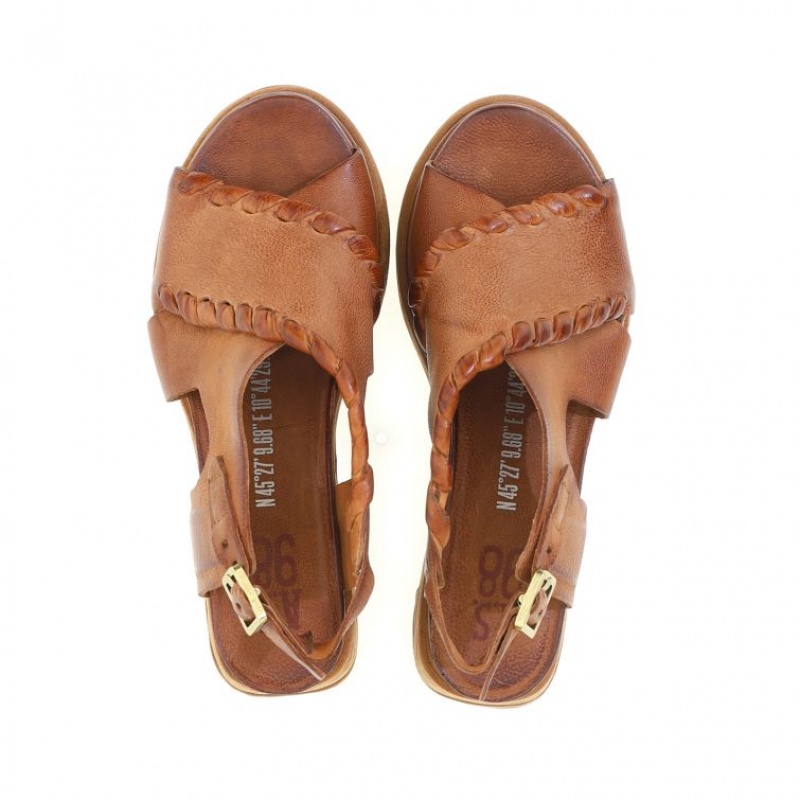 A.S.98 Laz Sandalen Dames Khaki | BE-PARUFZ201