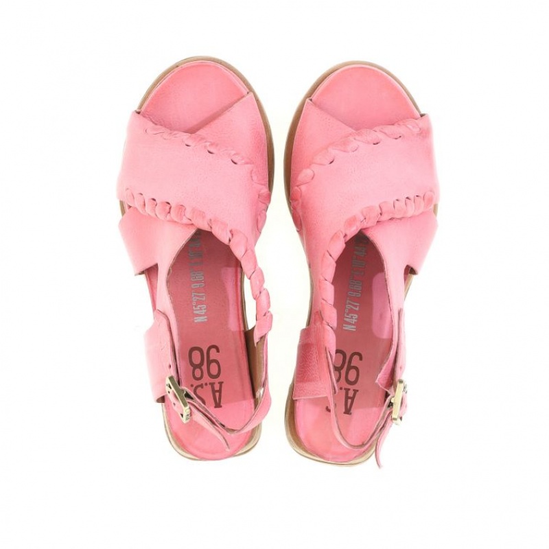 A.S.98 Laz Sandalen Dames Roze | BE-NRVLPO845