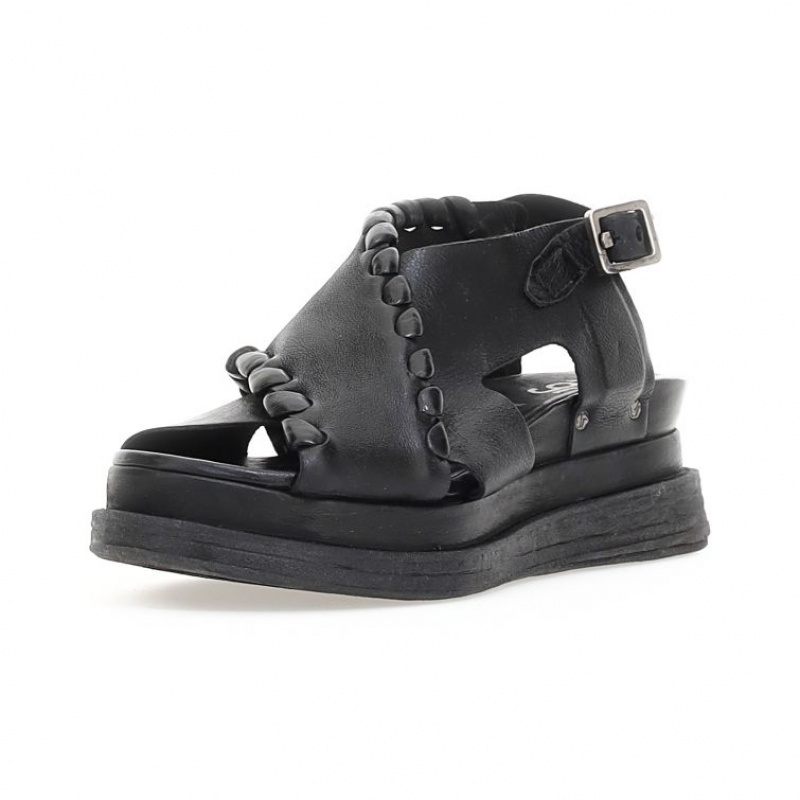A.S.98 Laz Sandalen Dames Zwart | BE-FZINKE653