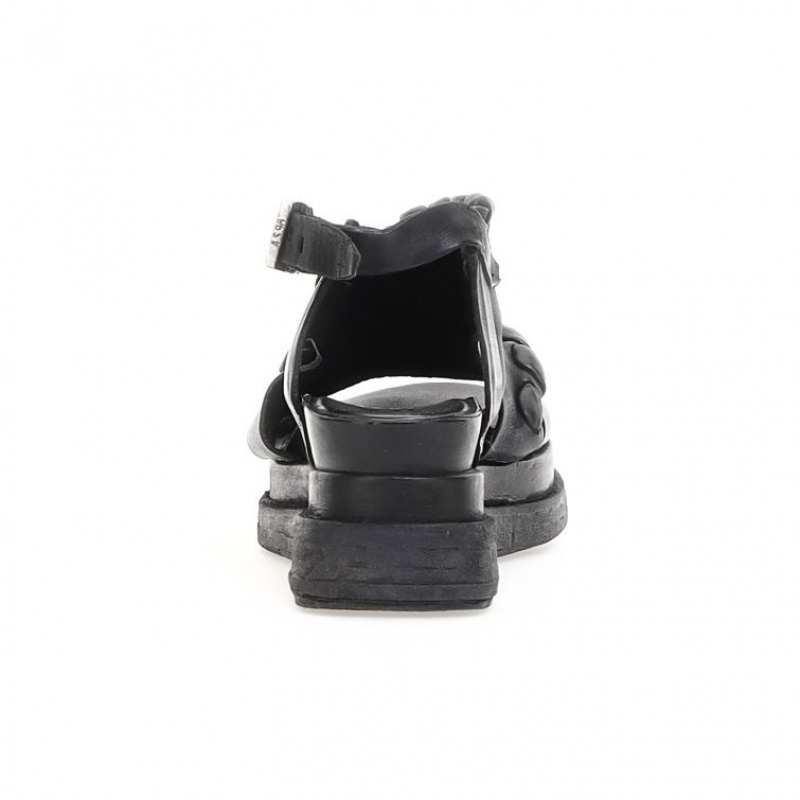 A.S.98 Laz Sandalen Dames Zwart | BE-FZINKE653