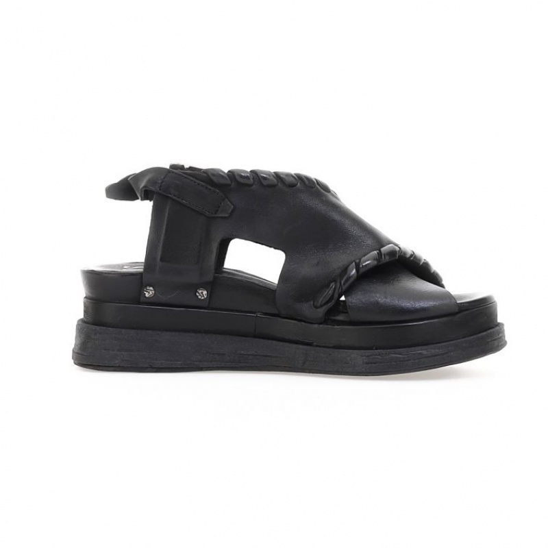 A.S.98 Laz Sandalen Dames Zwart | BE-FZINKE653