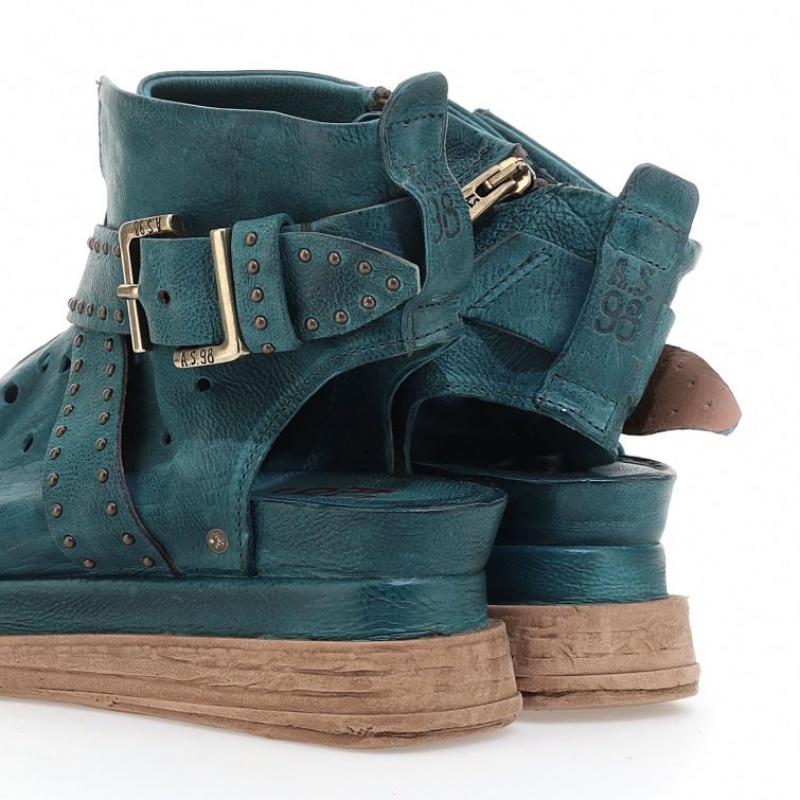 A.S.98 Lenora Sandalen Dames Groen | BE-MGHPRN524