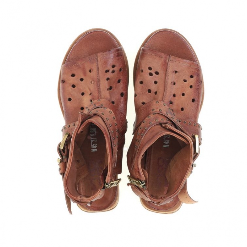 A.S.98 Lenora Sandalen Dames Khaki | BE-KEOFUQ813