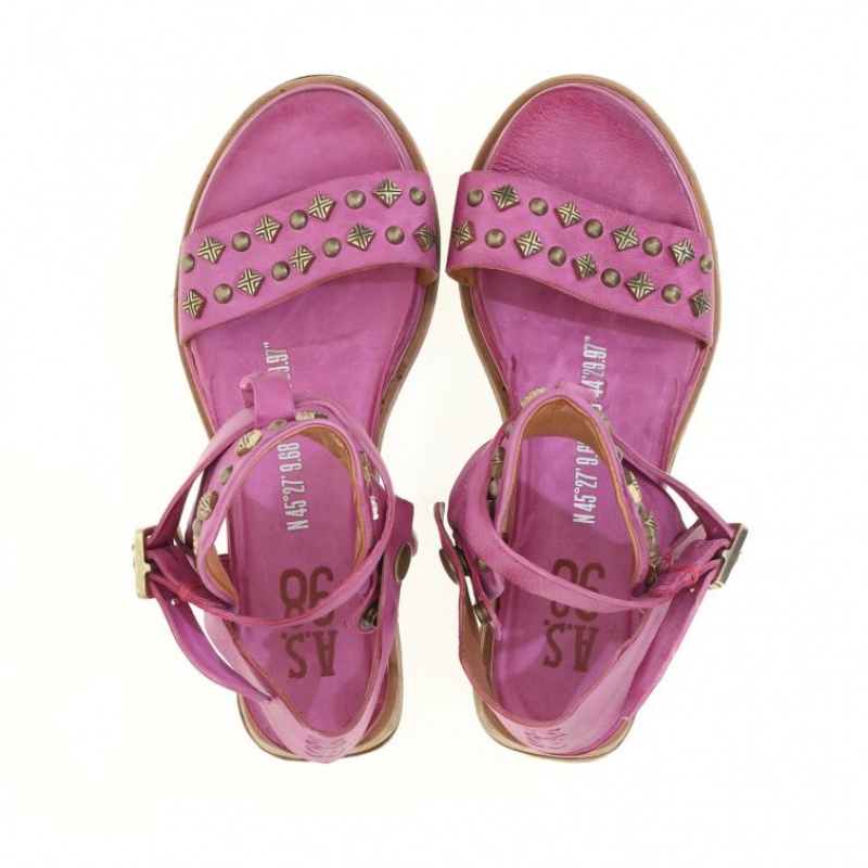A.S.98 Leta Sandalen Dames Fuchsie | BE-DLOAMU827