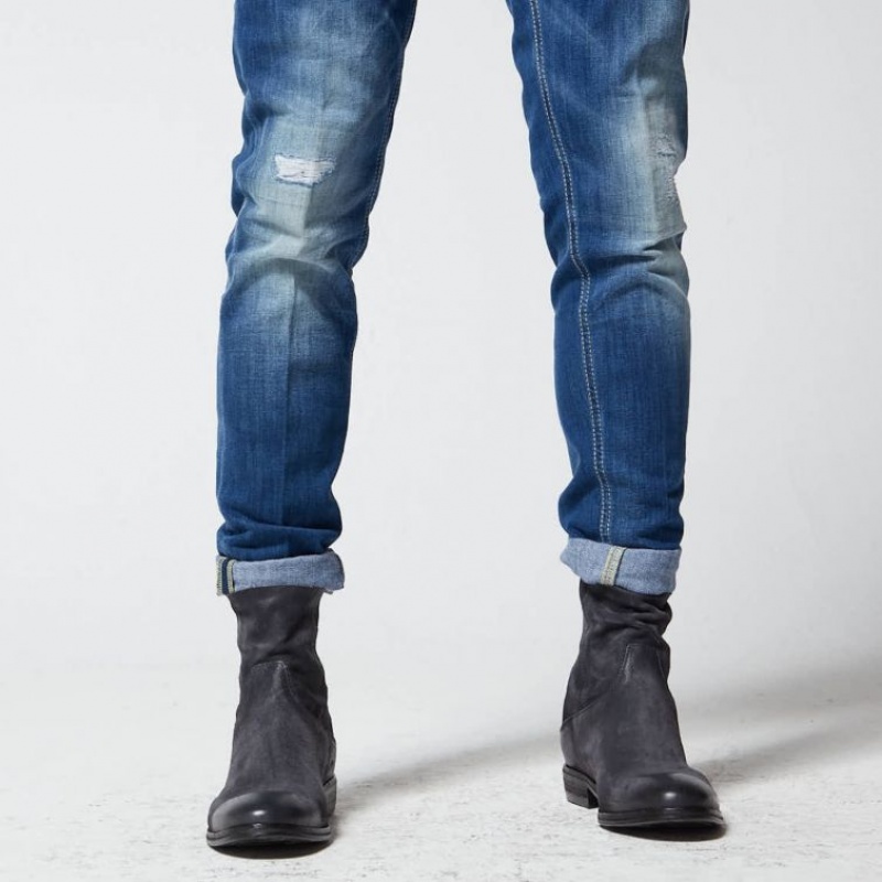 A.S.98 Mason Ankle boots Heren Zwart | BE-EGZXAV604