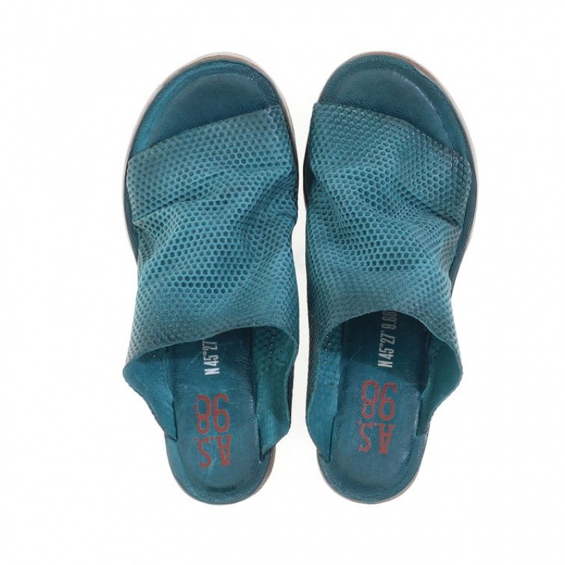 A.S.98 Nanette Sandalen Dames Groen | BE-GZXWUJ047
