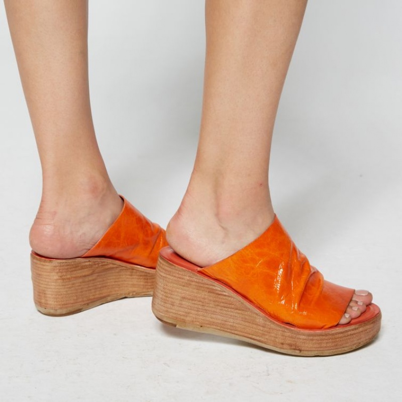 A.S.98 Nanette Sandalen Dames Oranje | BE-QPJETB379