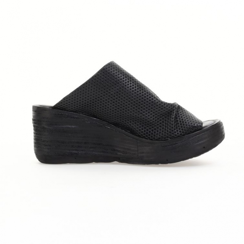 A.S.98 Nanette Sandalen Dames Zwart | BE-LKJVGN761