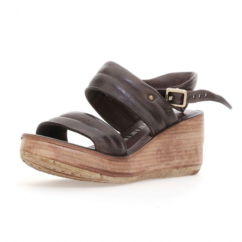 A.S.98 Neely Sandalen Dames Chocola | BE-CMXGSZ570