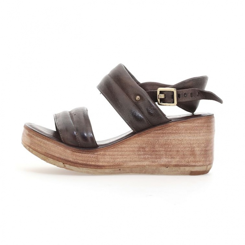A.S.98 Neely Sandalen Dames Chocola | BE-CMXGSZ570