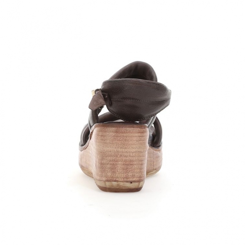 A.S.98 Neely Sandalen Dames Chocola | BE-CMXGSZ570