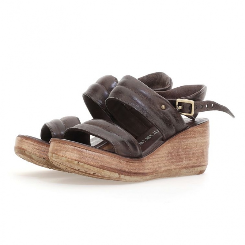 A.S.98 Neely Sandalen Dames Chocola | BE-CMXGSZ570