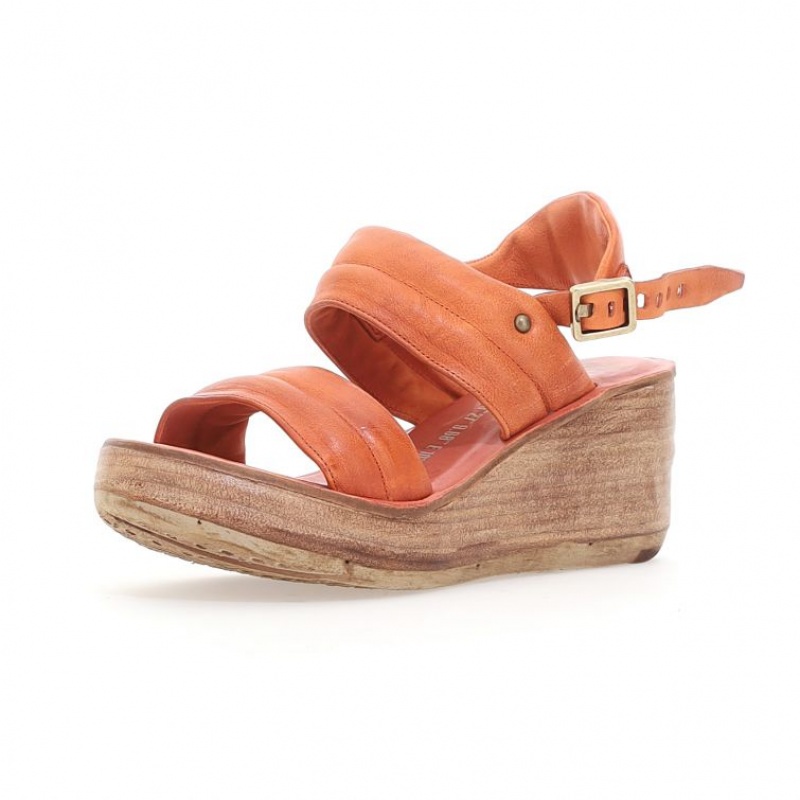 A.S.98 Neely Sandalen Dames Oranje | BE-UQZJIX681