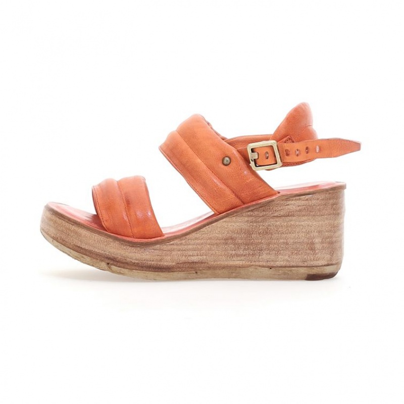 A.S.98 Neely Sandalen Dames Oranje | BE-UQZJIX681