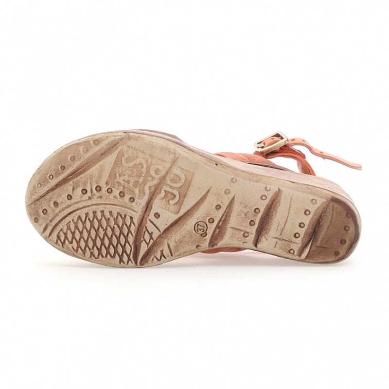 A.S.98 Neely Sandalen Dames Oranje | BE-UQZJIX681
