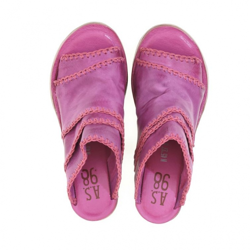 A.S.98 Nivek Sandalen Dames Fuchsie | BE-XSIGPV567