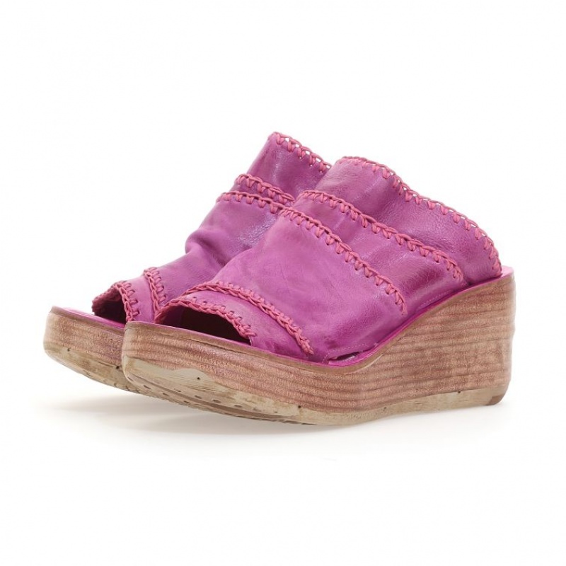 A.S.98 Nivek Sandalen Dames Fuchsie | BE-XSIGPV567
