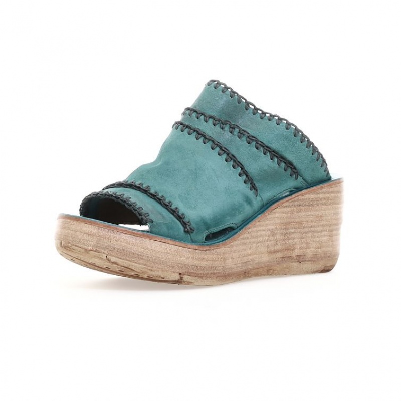 A.S.98 Nivek Sandalen Dames Groen | BE-ZLVYRG073