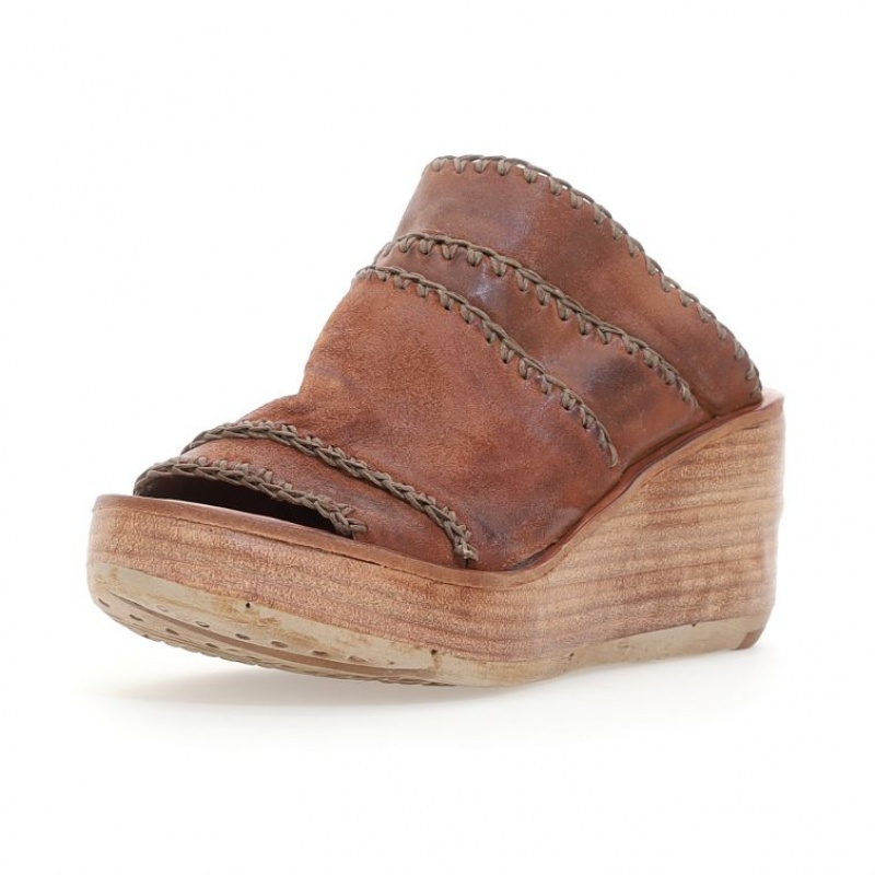 A.S.98 Nivek Sandalen Dames Khaki | BE-LXFKGN973