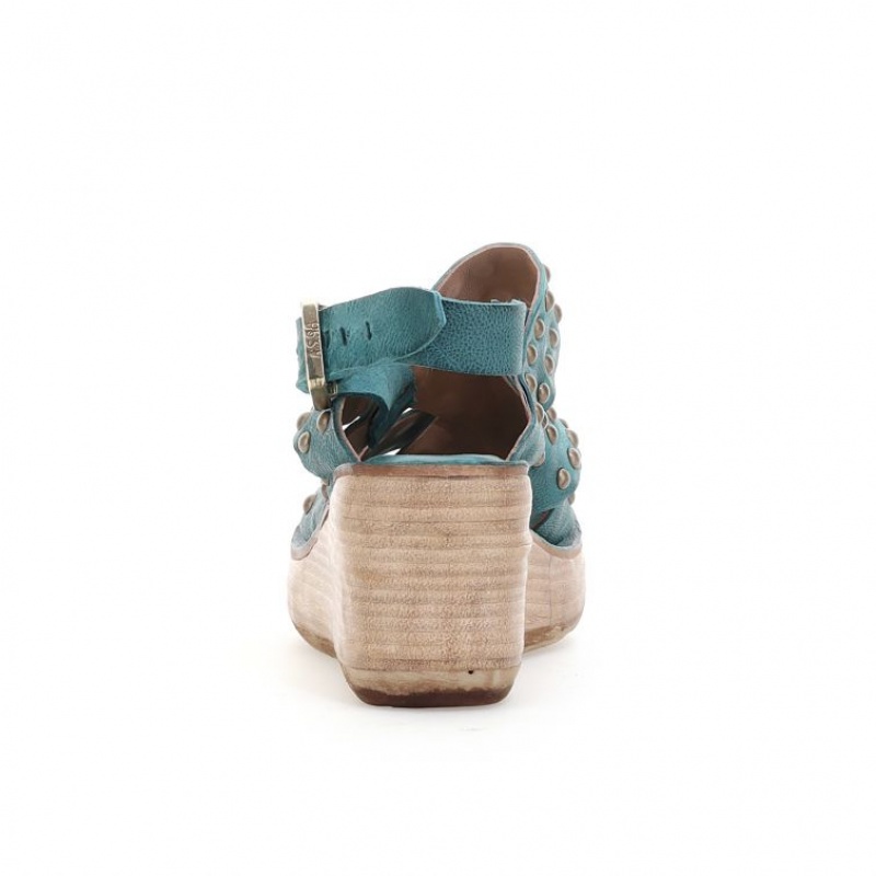 A.S.98 Normand Sandalen Dames Groen | BE-BCLOWQ503