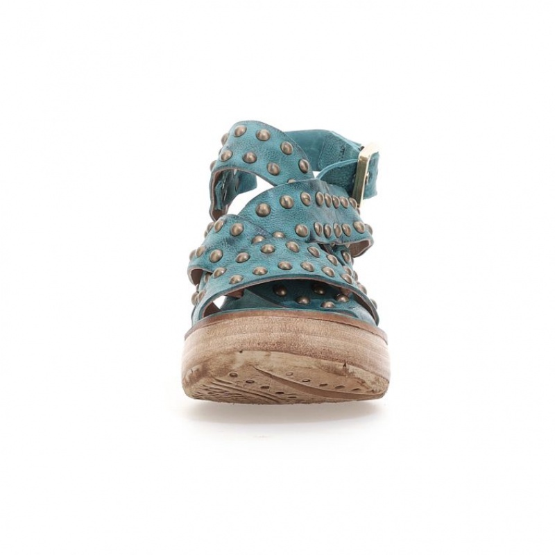A.S.98 Normand Sandalen Dames Groen | BE-BCLOWQ503