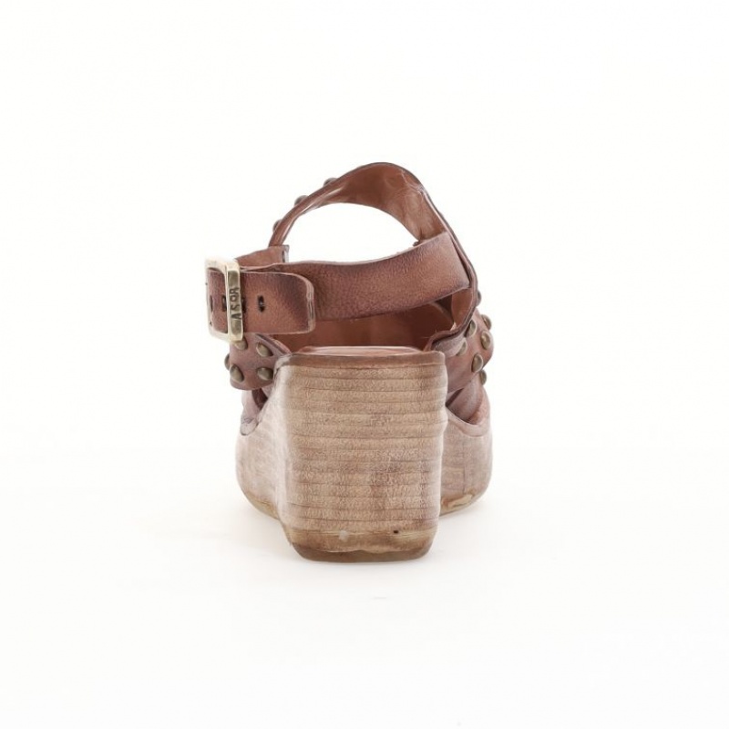 A.S.98 Normand Sandalen Dames Khaki | BE-REJMUN410