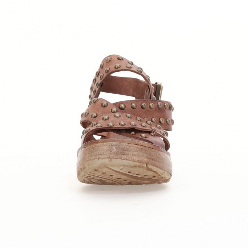 A.S.98 Normand Sandalen Dames Khaki | BE-REJMUN410