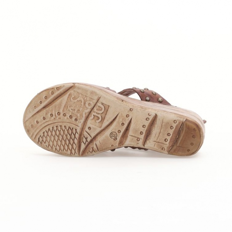 A.S.98 Normand Sandalen Dames Khaki | BE-REJMUN410