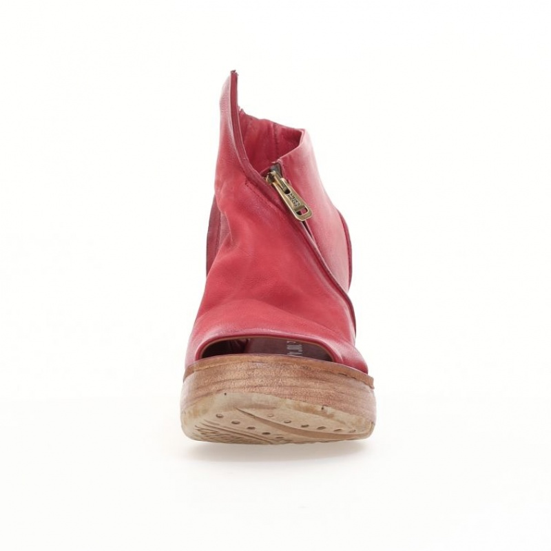 A.S.98 Nowell Sandalen Dames Donkerrood | BE-YZVHWS958