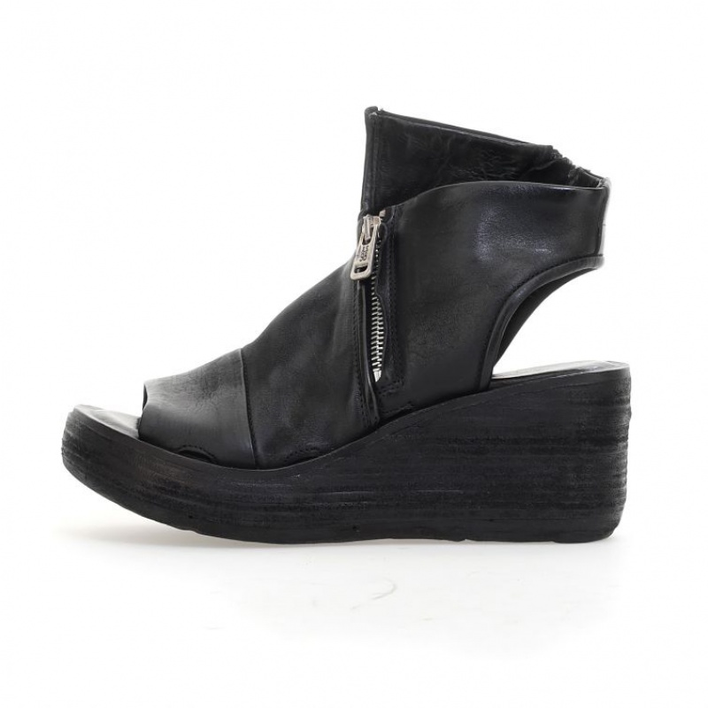 A.S.98 Nowell Sandalen Dames Zwart | BE-MTLAWF781