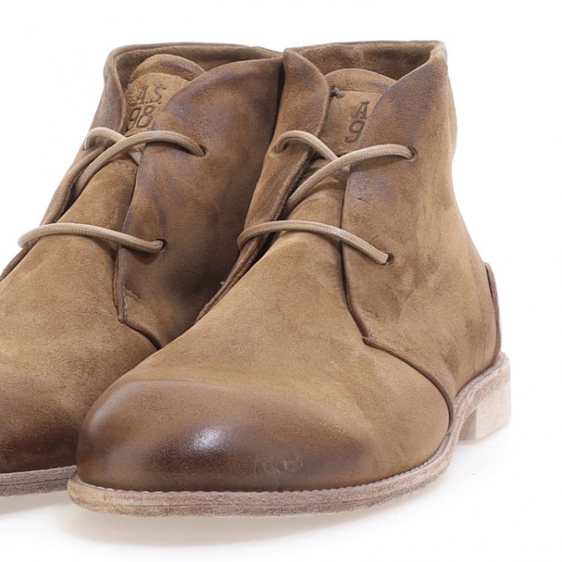 A.S.98 Oswin Ankle boots Heren Khaki | BE-HNYPWF036
